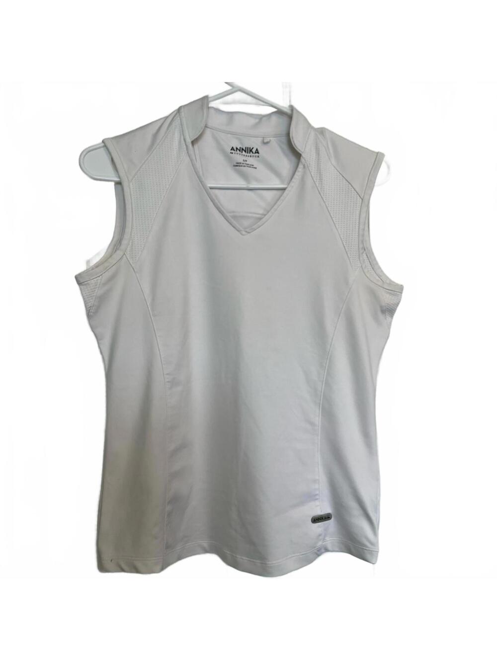 Annika Women’s White Sleeveless Top – Lightweight Everyday Essential